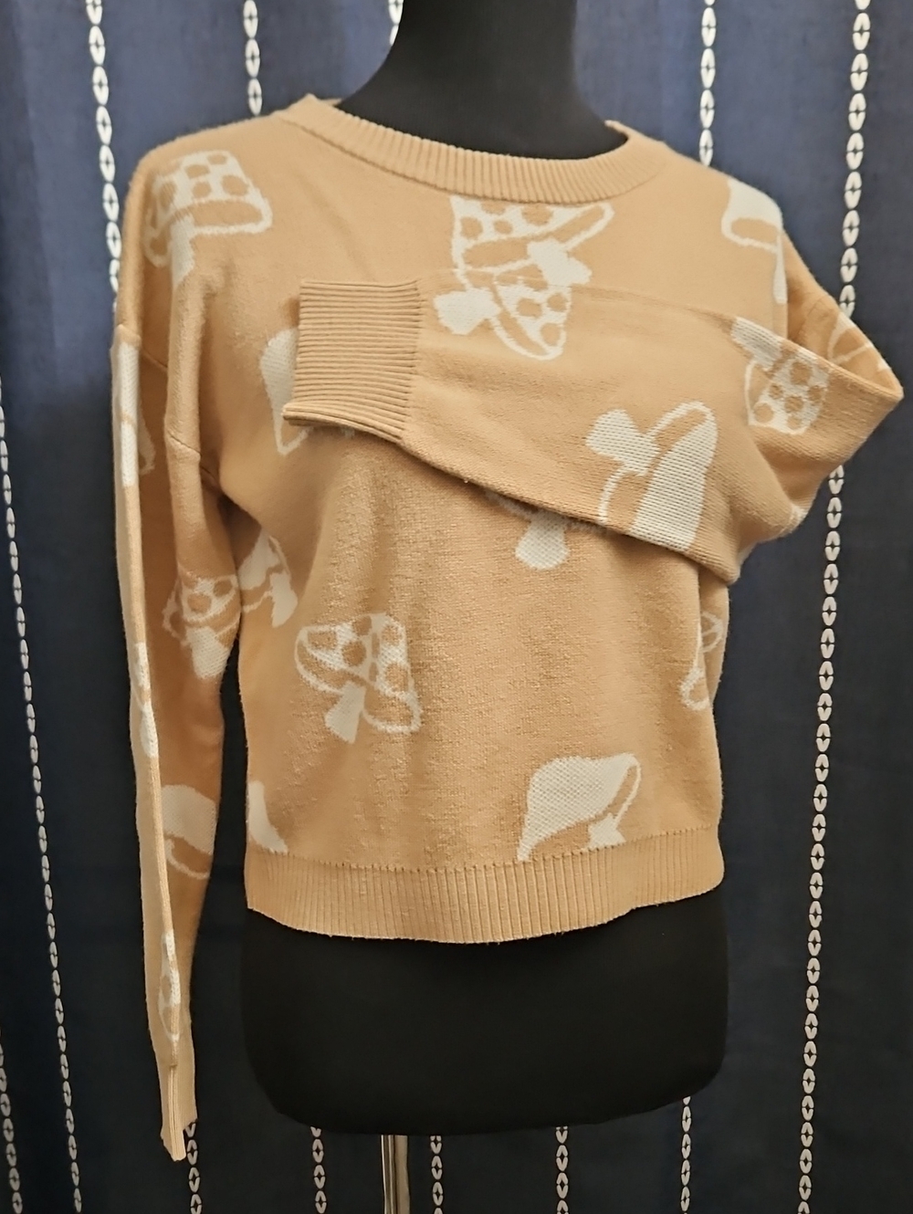 Girls Mushroom Sweater